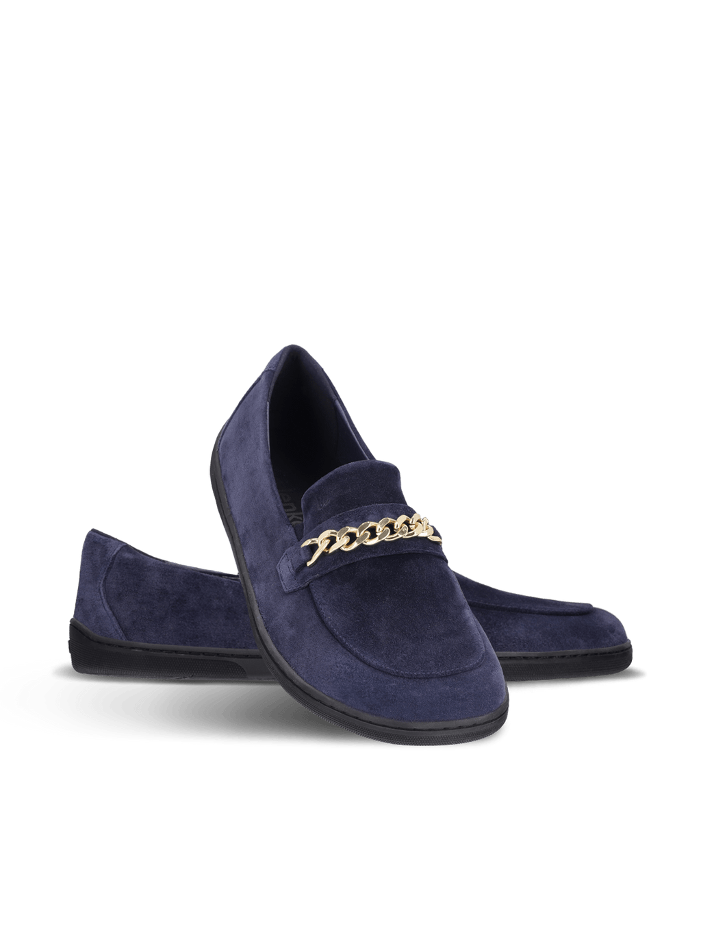 Barefoot Moccasins Be Lenka Prestage - Navy & Gold - Barefoot Shoe Store