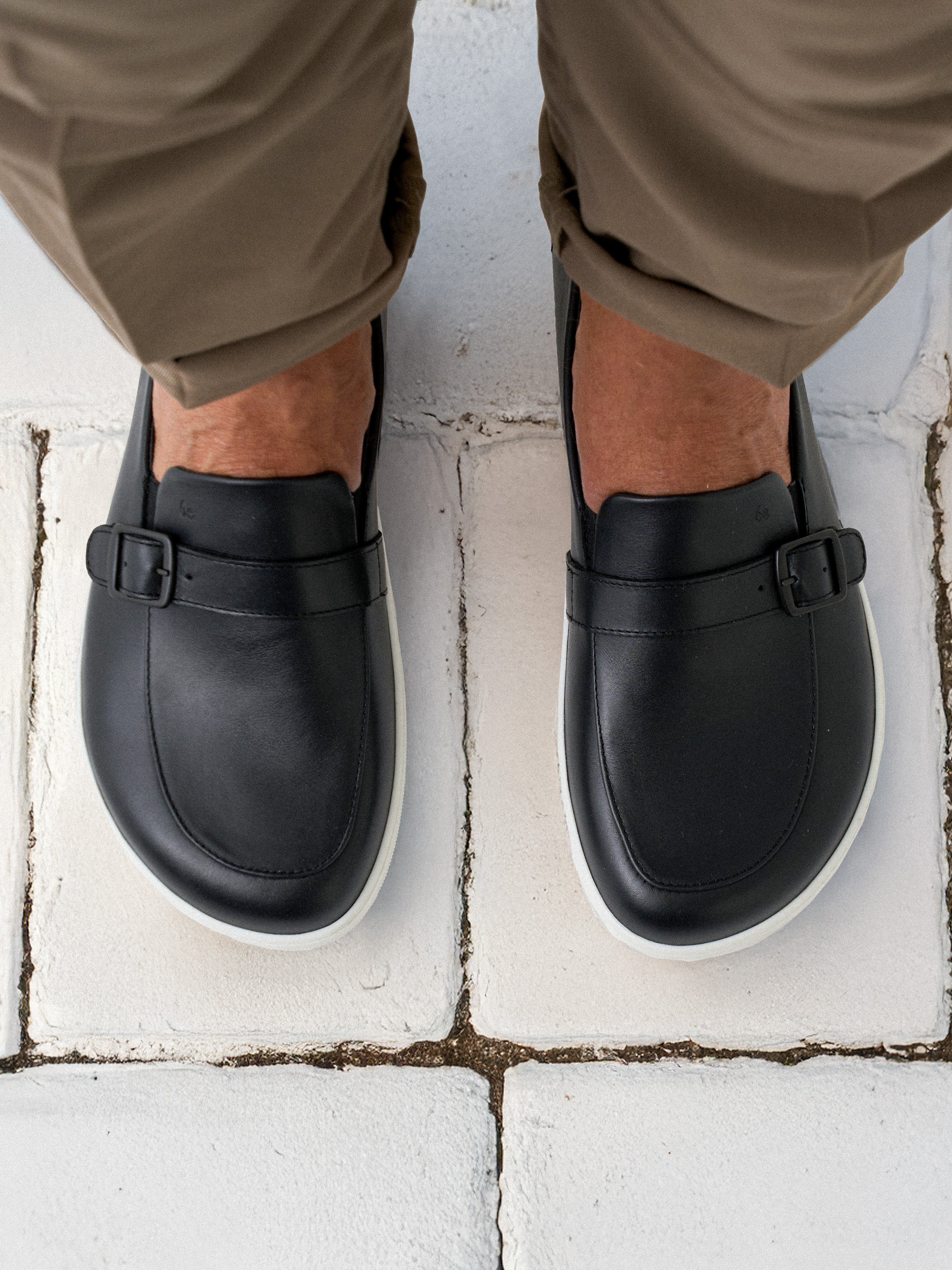 Barefoot Moccasins Be Lenka Amadeus - Black & White