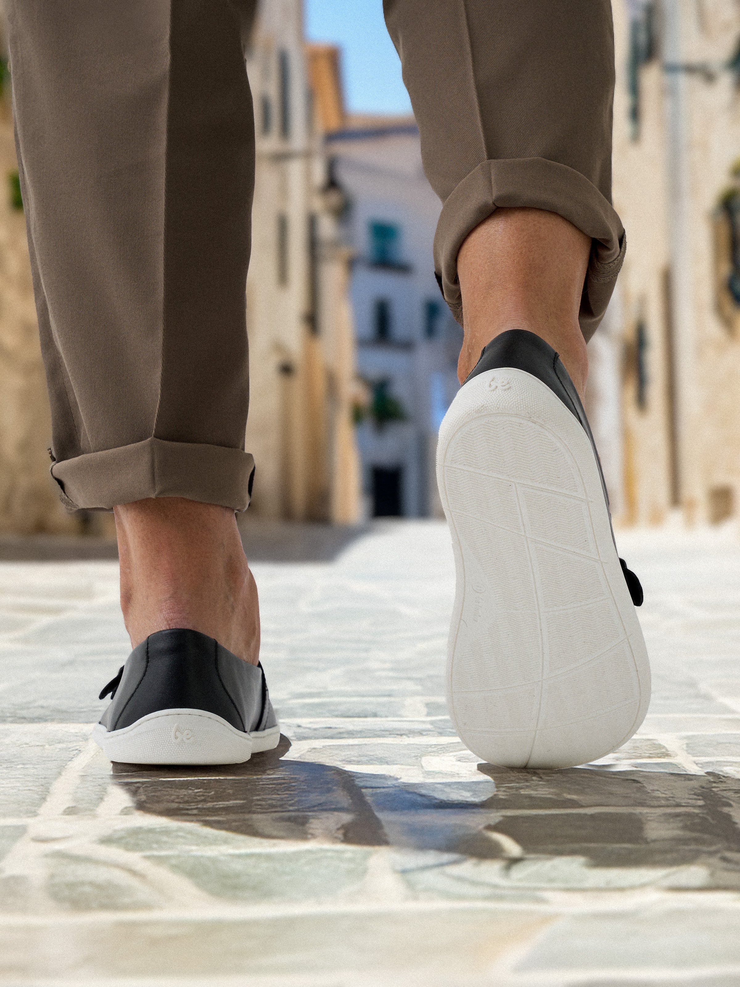 Barefoot Moccasins Be Lenka Amadeus - Black & White