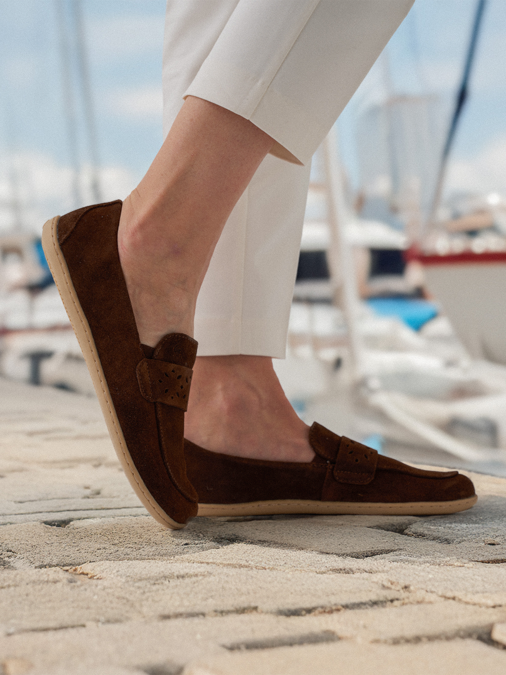 Barefoot Moccasins Be Lenka Bianca - Chocolate Brown