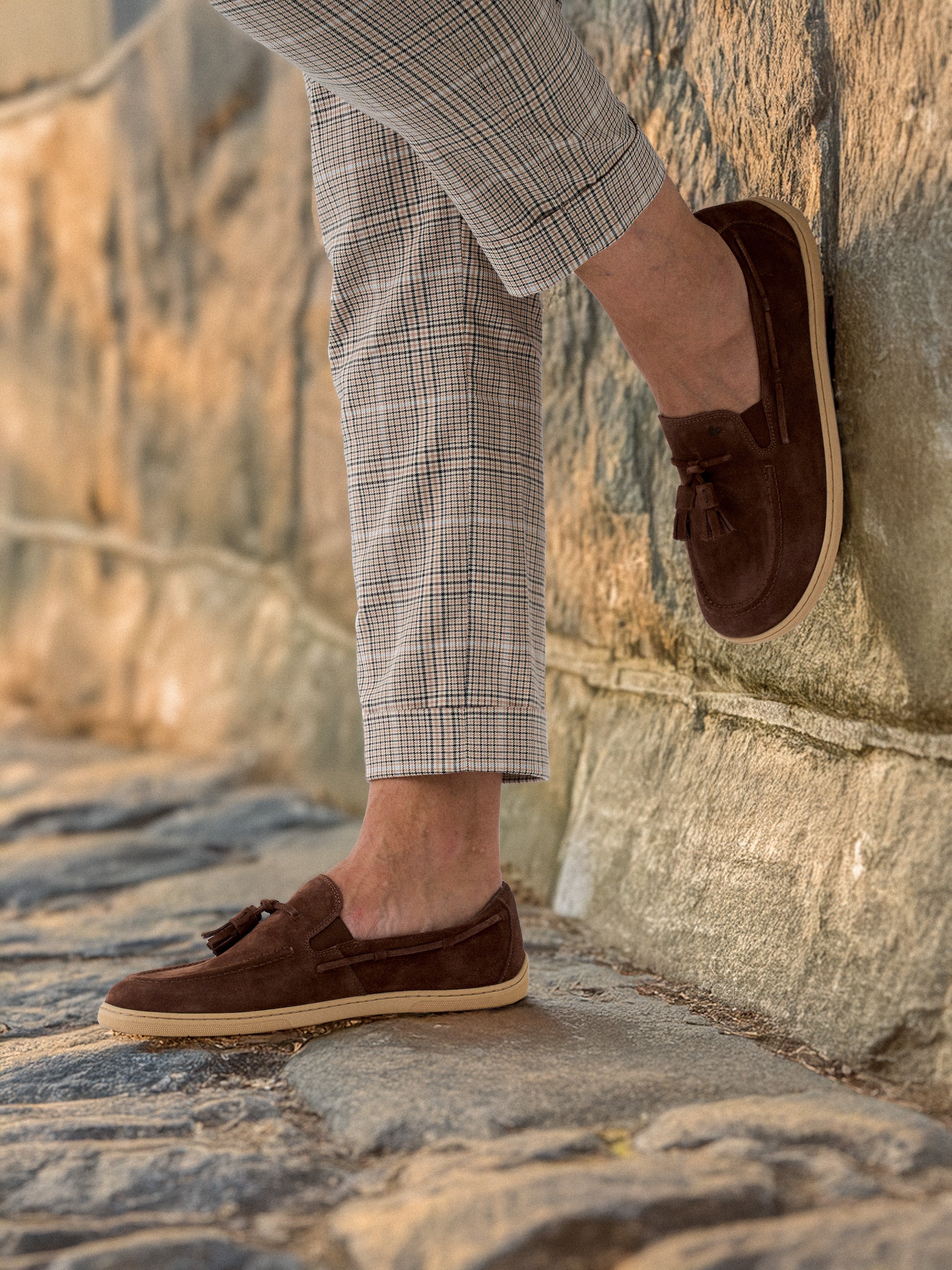 Barefoot Moccasins Be Lenka Portsiders - Dark Brown