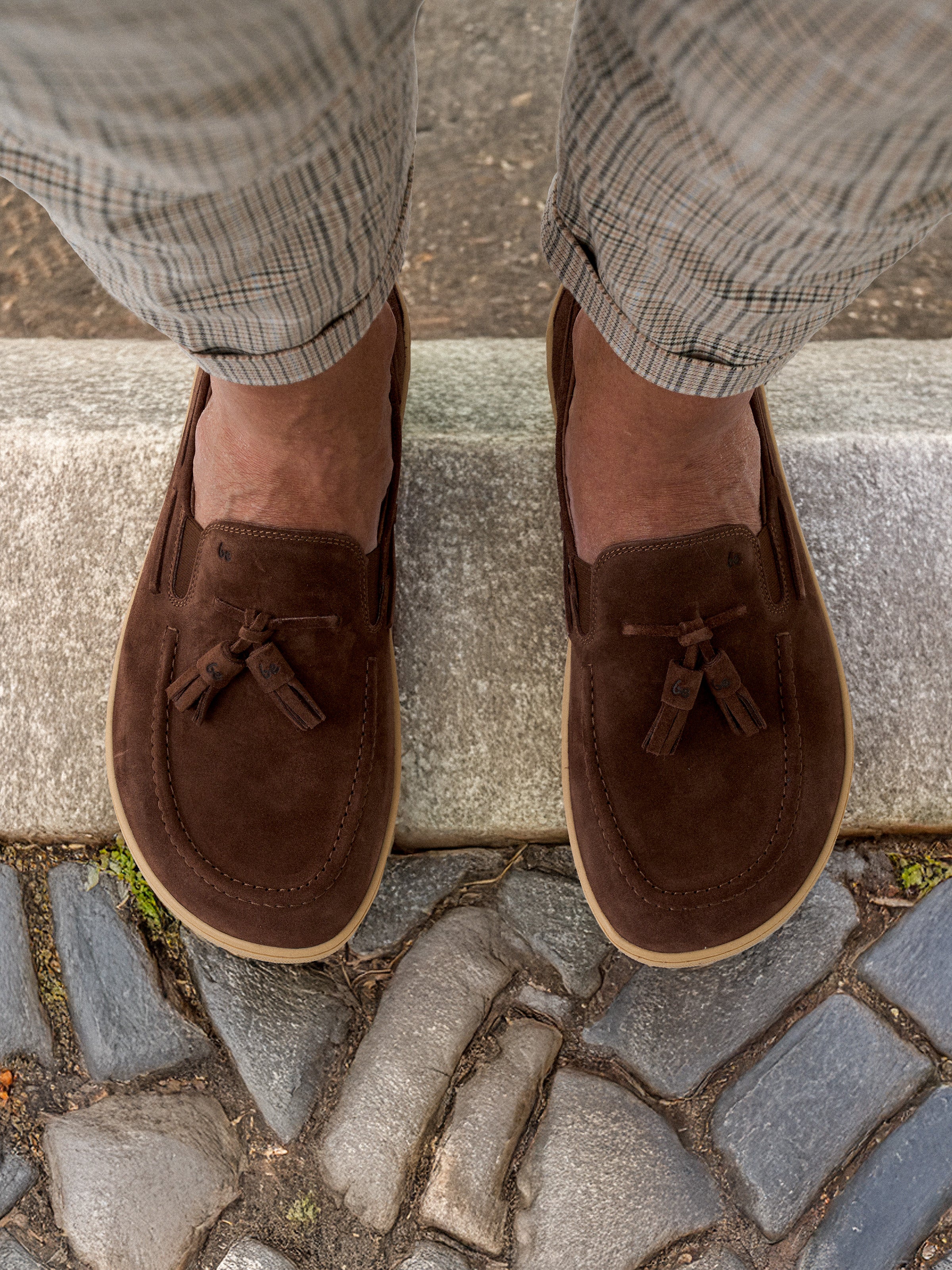 Barefoot Moccasins Be Lenka Portsiders - Dark Brown