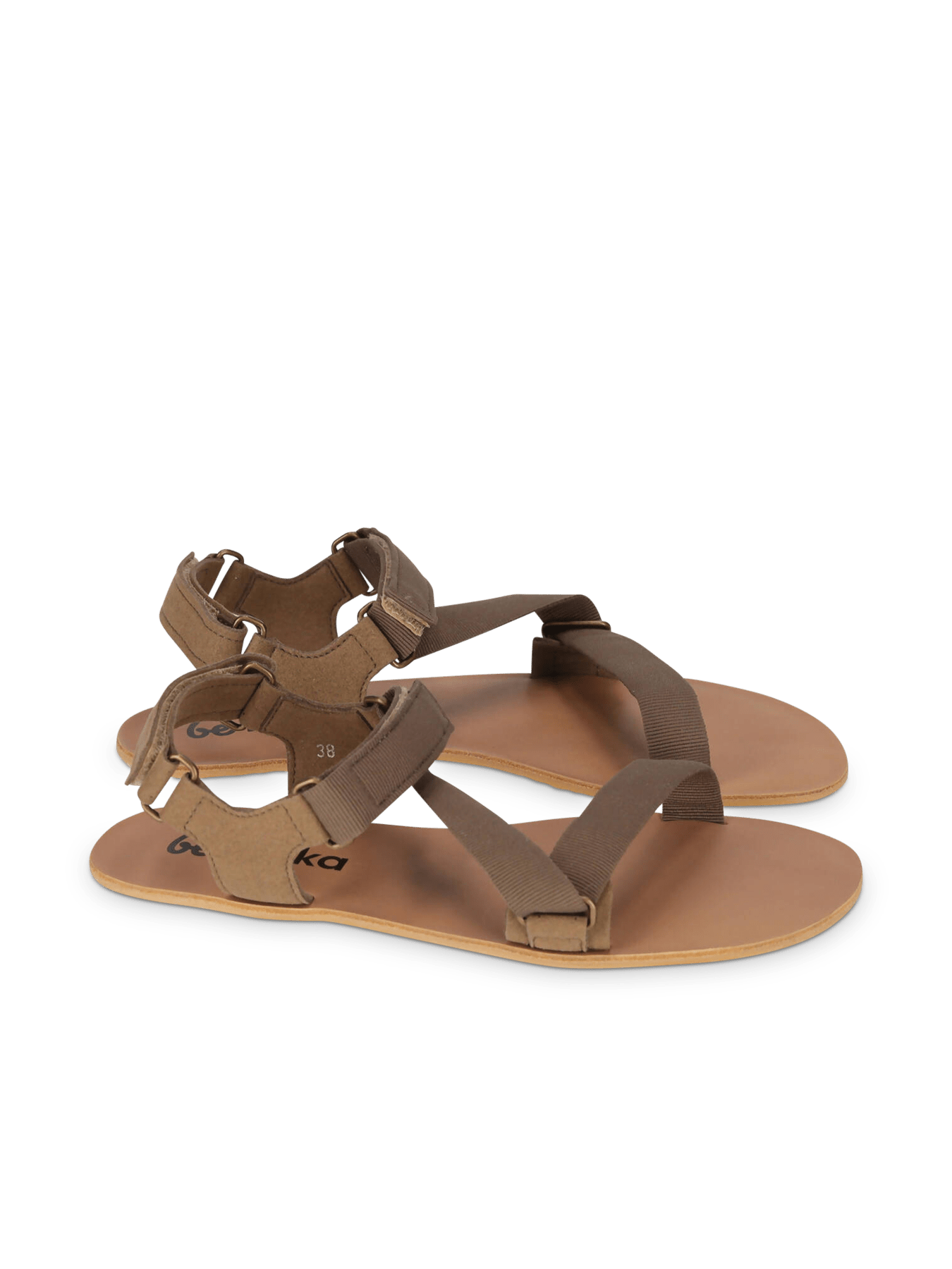 Barefoot Sandals - Be Lenka Flexi - Olive Green - Barefoot Shoe Store