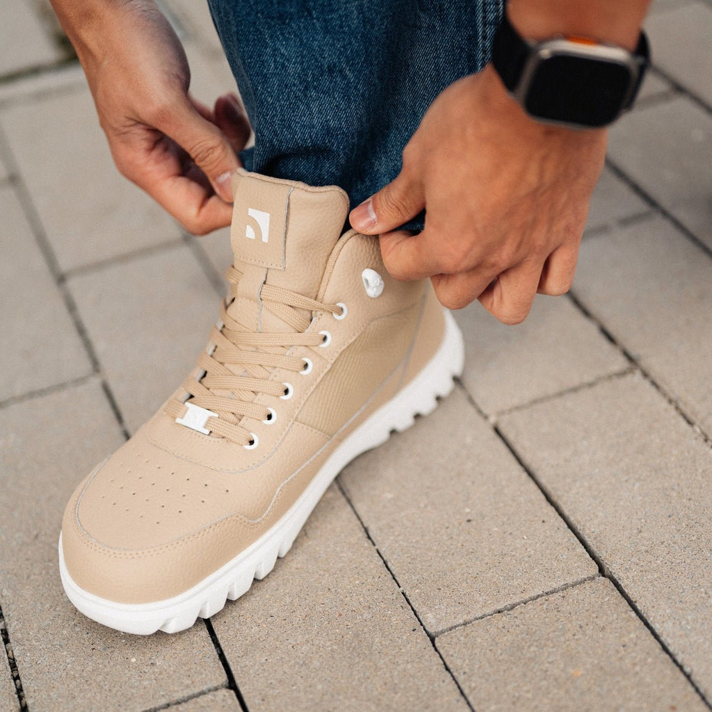 Barefoot Shoes Barebarics UrbanEdge - Beige - Barefoot Shoe Store