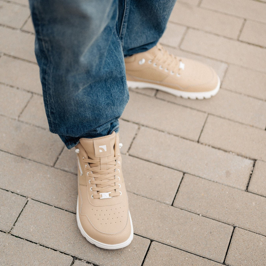 Barefoot Shoes Barebarics UrbanEdge - Beige - Barefoot Shoe Store