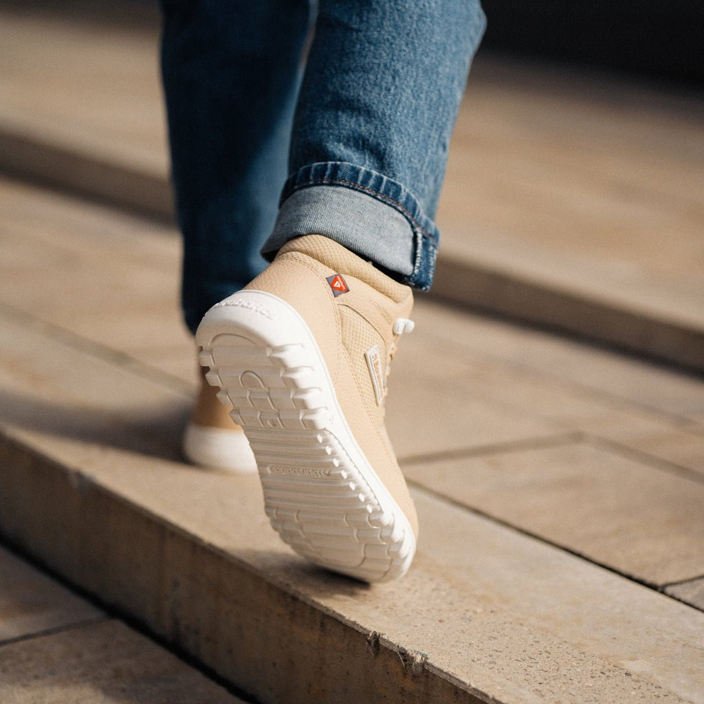 Barefoot Shoes Barebarics UrbanEdge - Beige - Barefoot Shoe Store