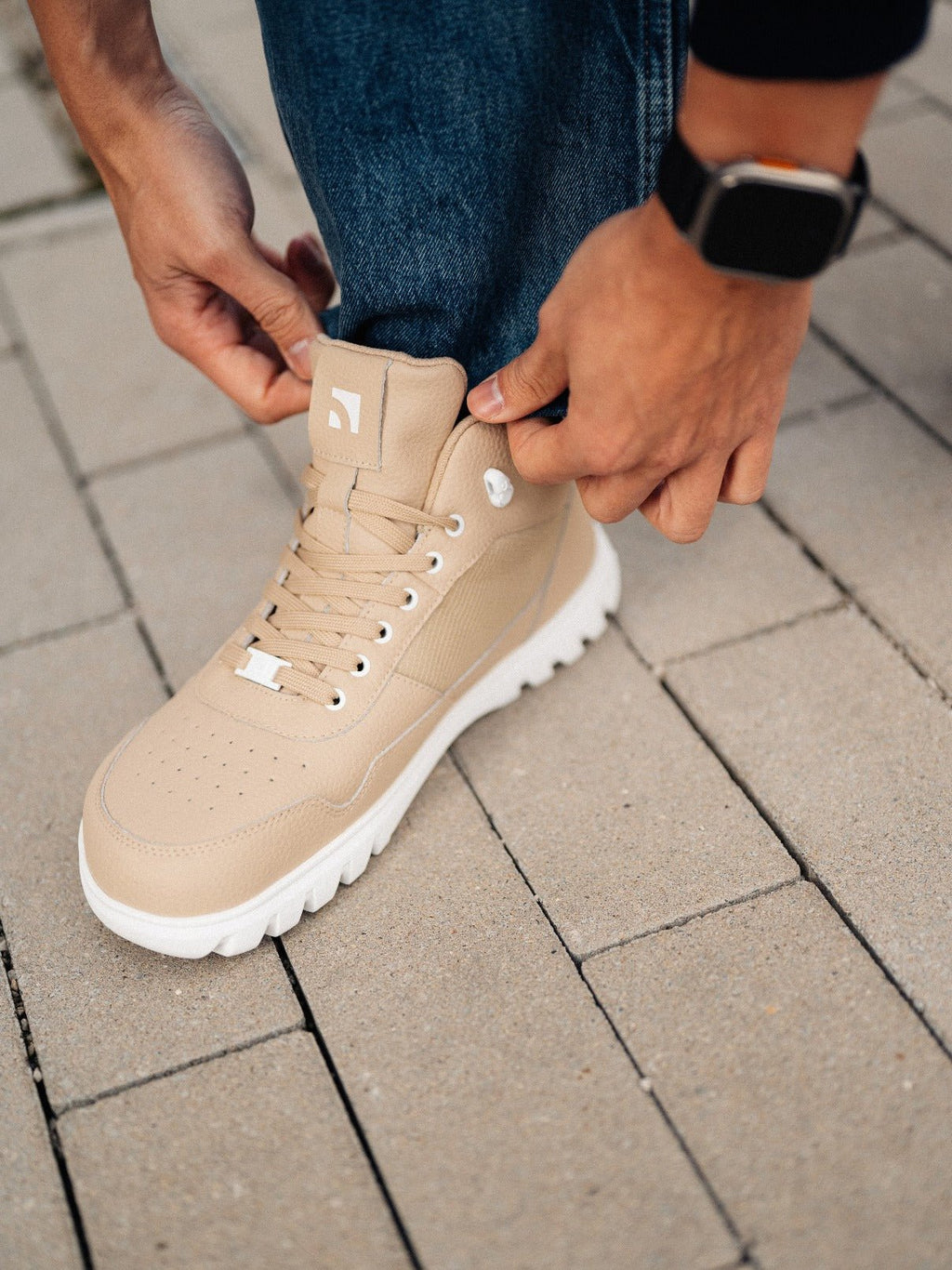 Barefoot Shoes Barebarics UrbanEdge - Beige - Barefoot Shoe Store
