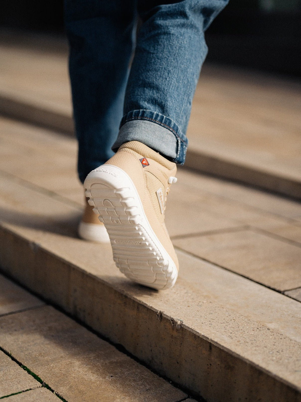Barefoot Shoes Barebarics UrbanEdge - Beige - Barefoot Shoe Store