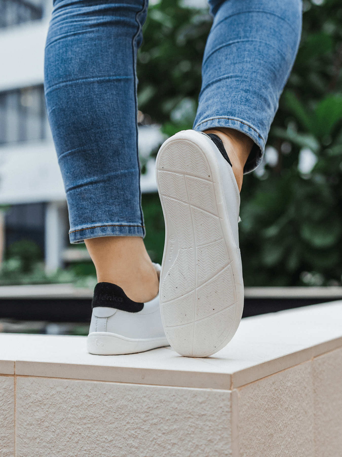 Barefoot Shoes - Be Lenka - Royale - White & Black - Barefoot Shoe Store
