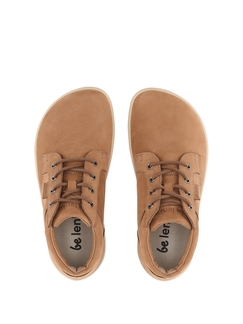 Barefoot Shoes - Be Lenka - Synergy - Cognac & Beige - Barefoot Shoe Store