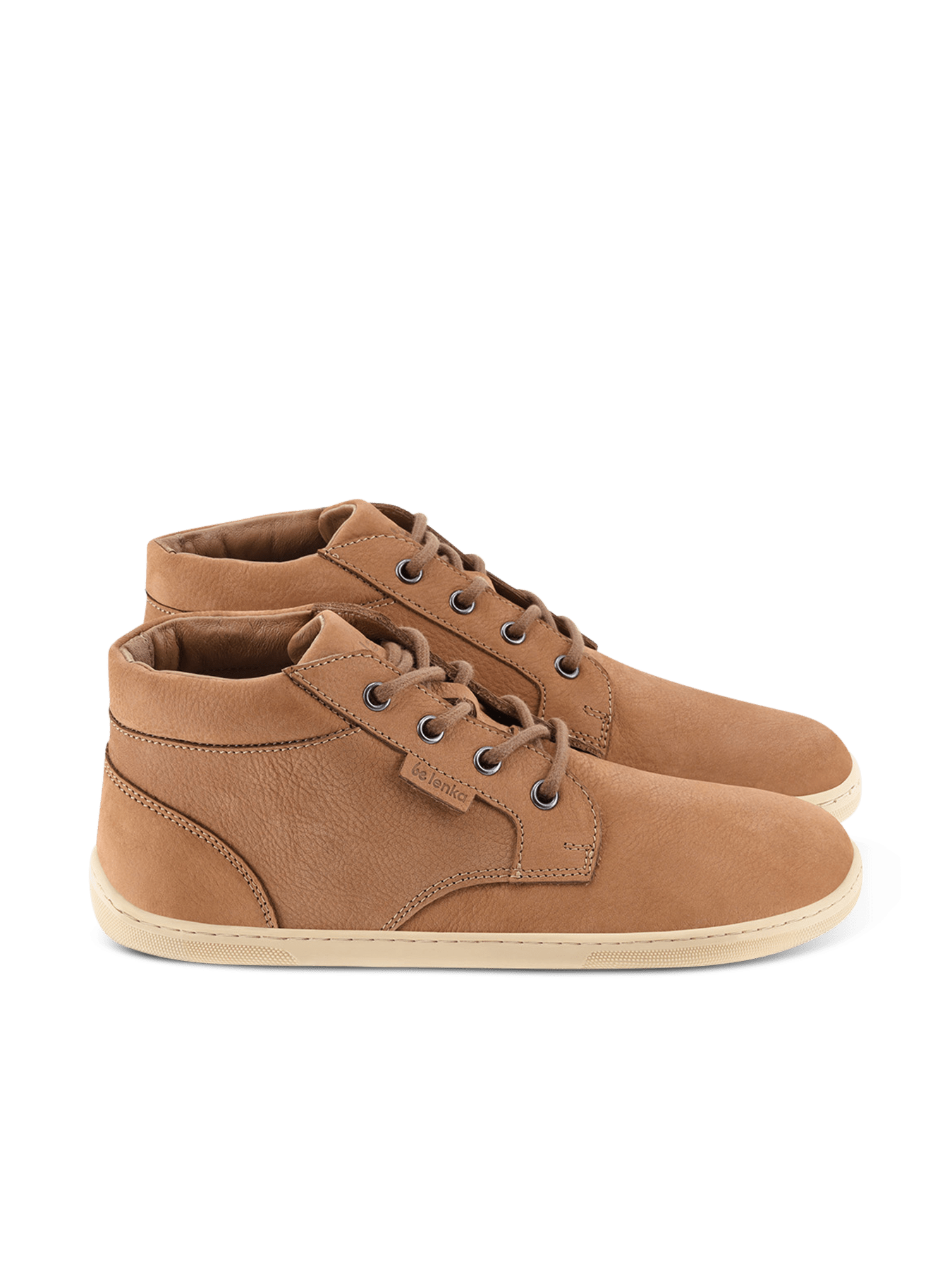 Barefoot Shoes - Be Lenka - Synergy - Cognac & Beige - Barefoot Shoe Store