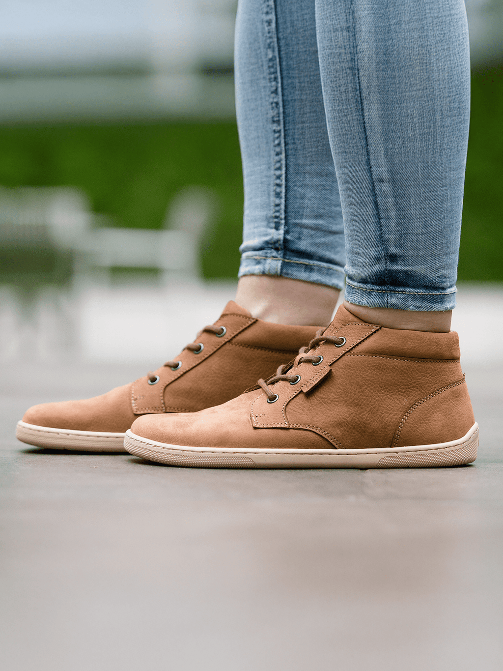 Barefoot Shoes - Be Lenka - Synergy - Cognac & Beige - Barefoot Shoe Store
