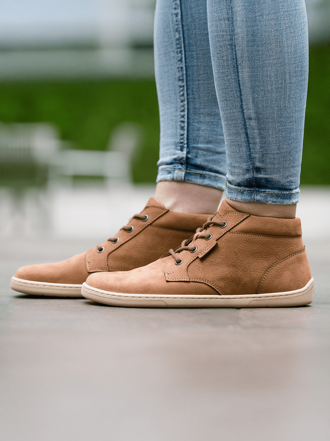 Barefoot Shoes - Be Lenka - Synergy - Cognac & Beige - Barefoot Shoe Store