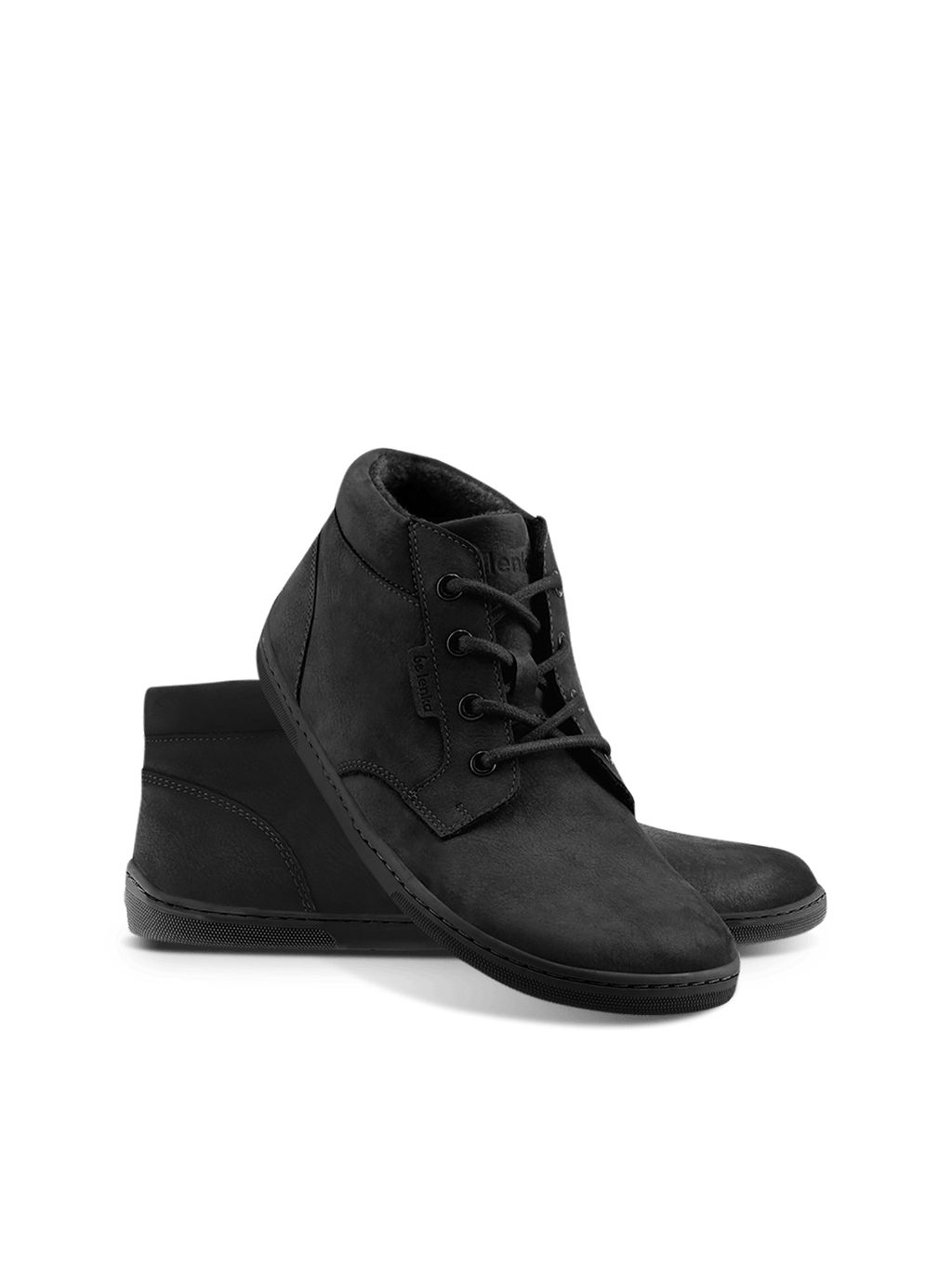 Barefoot Shoes - Be Lenka - Synergy - Fleece - All Black - Barefoot Shoe Store