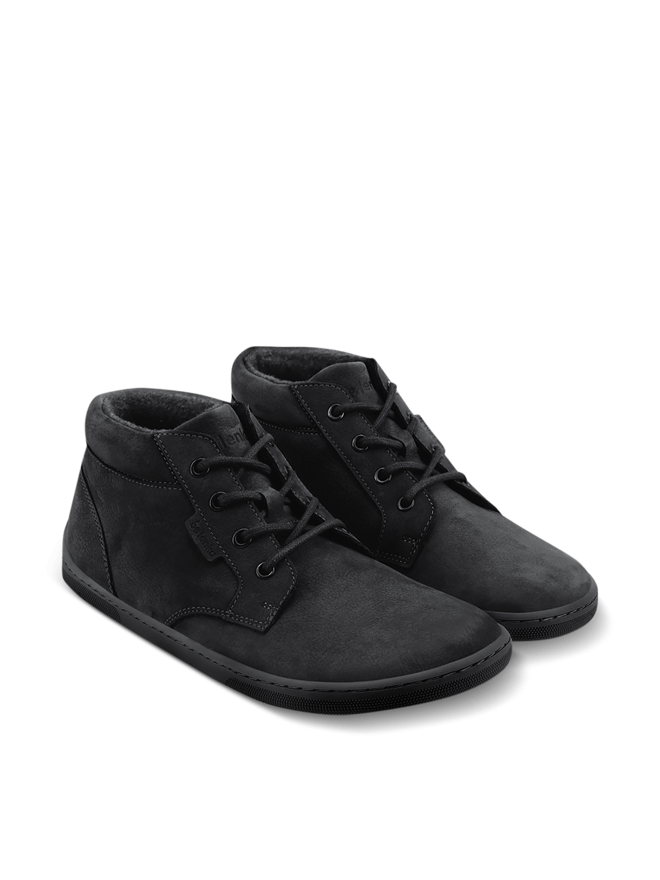 Barefoot Shoes - Be Lenka - Synergy - Fleece - All Black - Barefoot Shoe Store