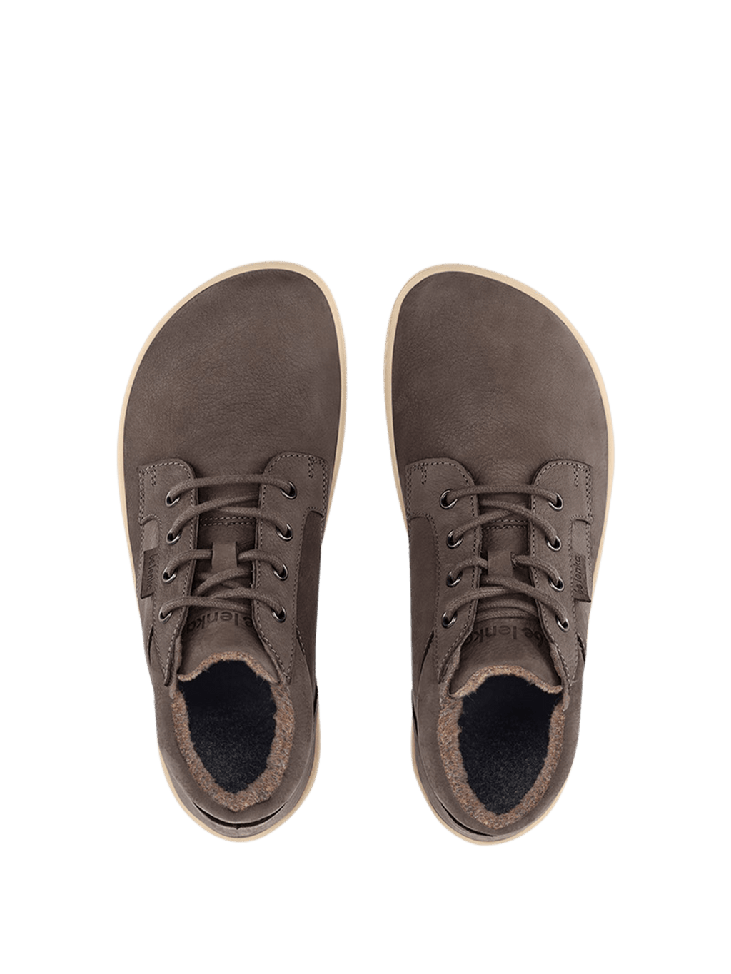Barefoot Shoes - Be Lenka - Synergy - Fleece - Chocolate & Beige - Barefoot Shoe Store