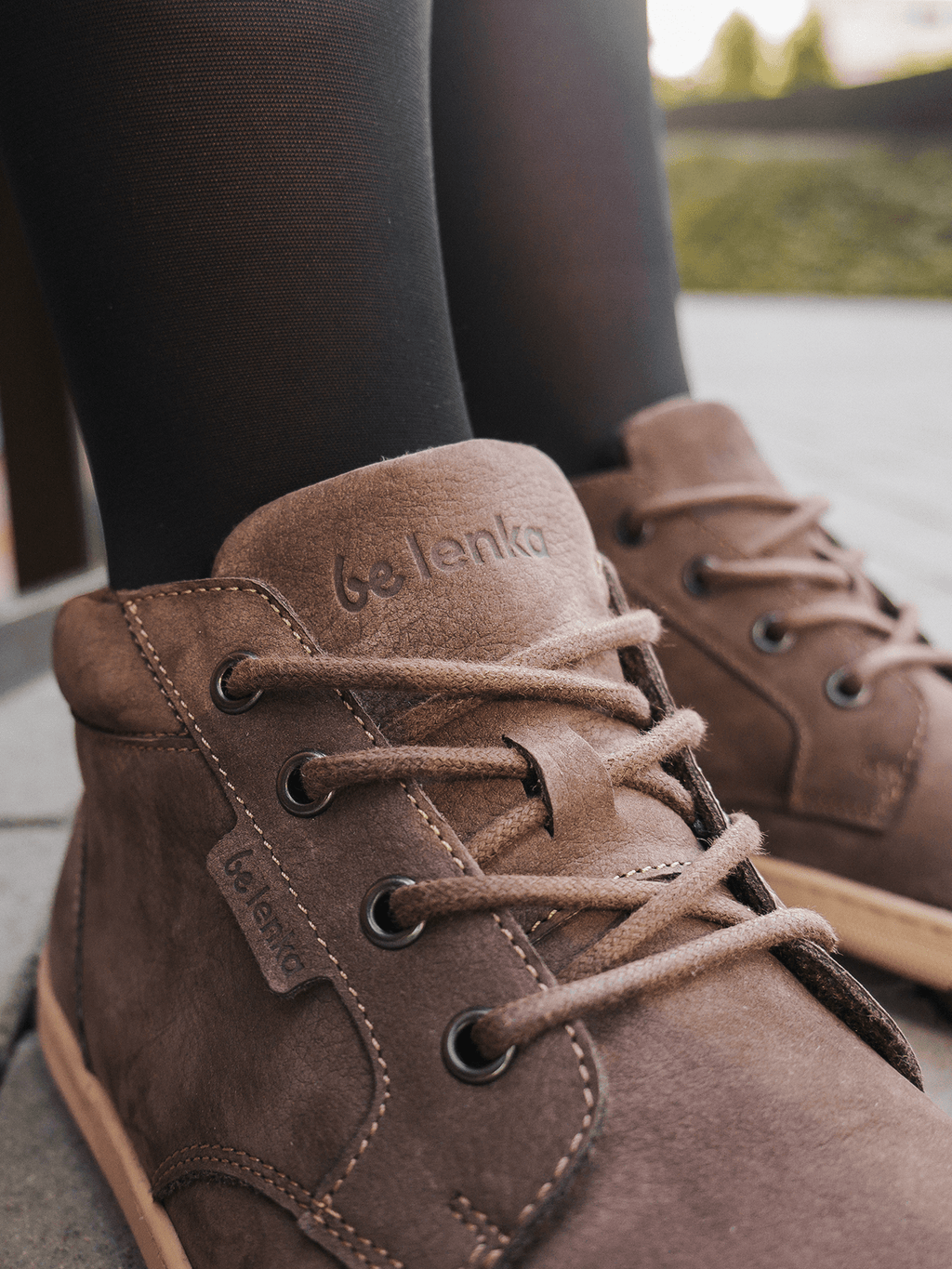 Barefoot Shoes - Be Lenka - Synergy - Fleece - Chocolate & Beige - Barefoot Shoe Store