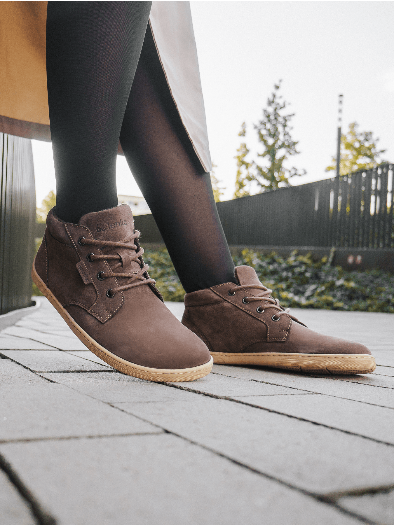 Barefoot Shoes - Be Lenka - Synergy - Fleece - Chocolate & Beige - Barefoot Shoe Store