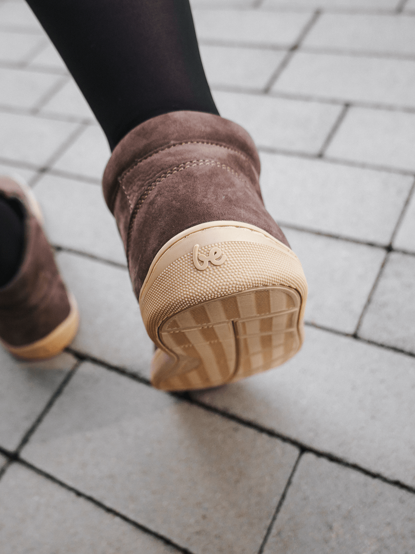 Barefoot Shoes - Be Lenka - Synergy - Fleece - Chocolate & Beige - Barefoot Shoe Store