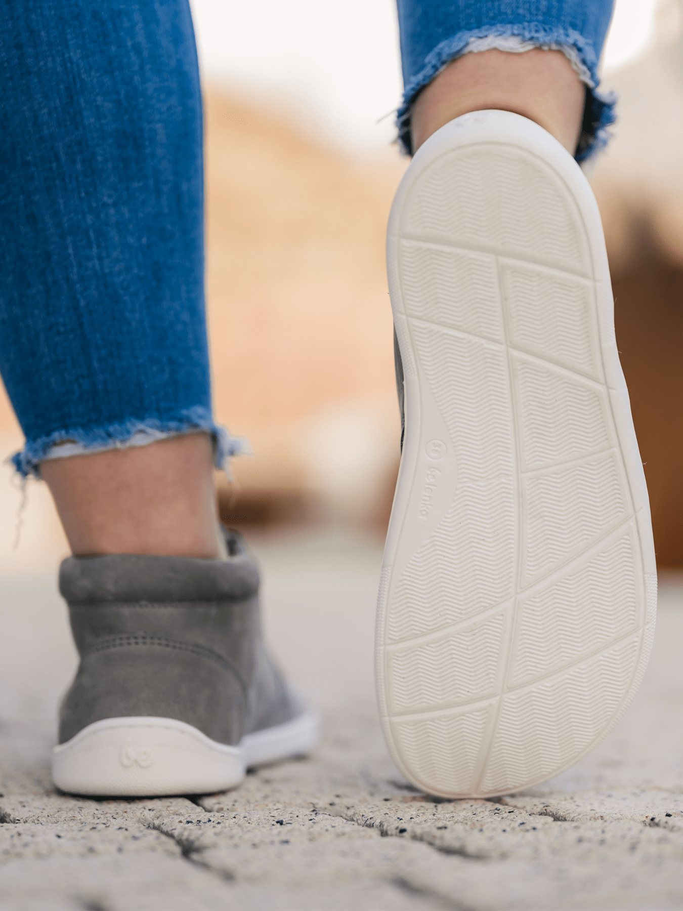 Barefoot Shoes Be Lenka Synergy - Pebble Grey - Barefoot Shoe Store