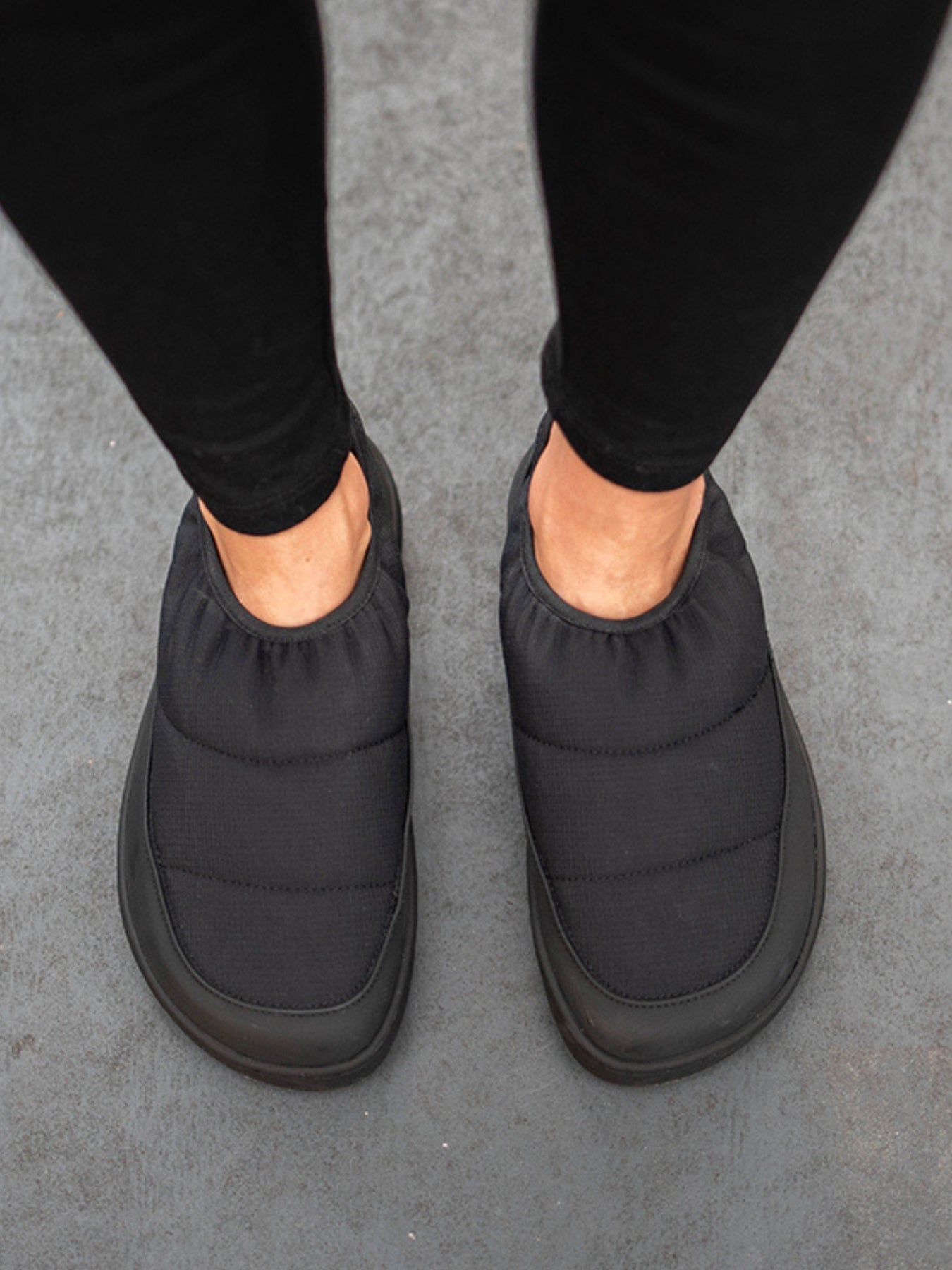 Barefoot Slip - on shoes Be Lenka Nimbus - All Black - Barefoot Shoe Store