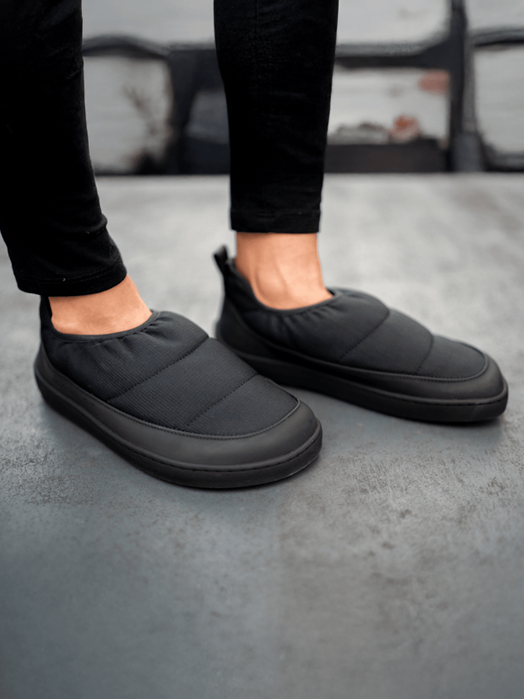Barefoot Slip - on shoes Be Lenka Nimbus - All Black - Barefoot Shoe Store