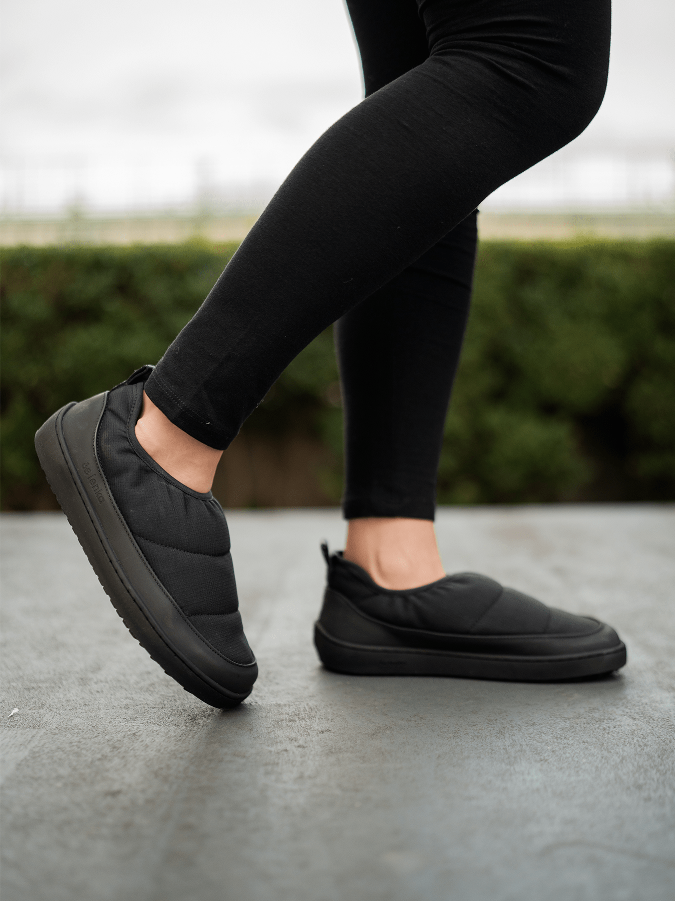 Barefoot Slip - on shoes Be Lenka Nimbus - All Black - Barefoot Shoe Store