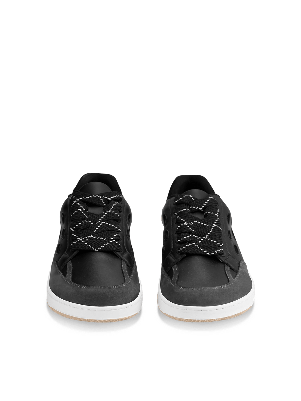 Barefoot Sneakers Barebarics Fusion - Black & White - Barefoot Shoe Store