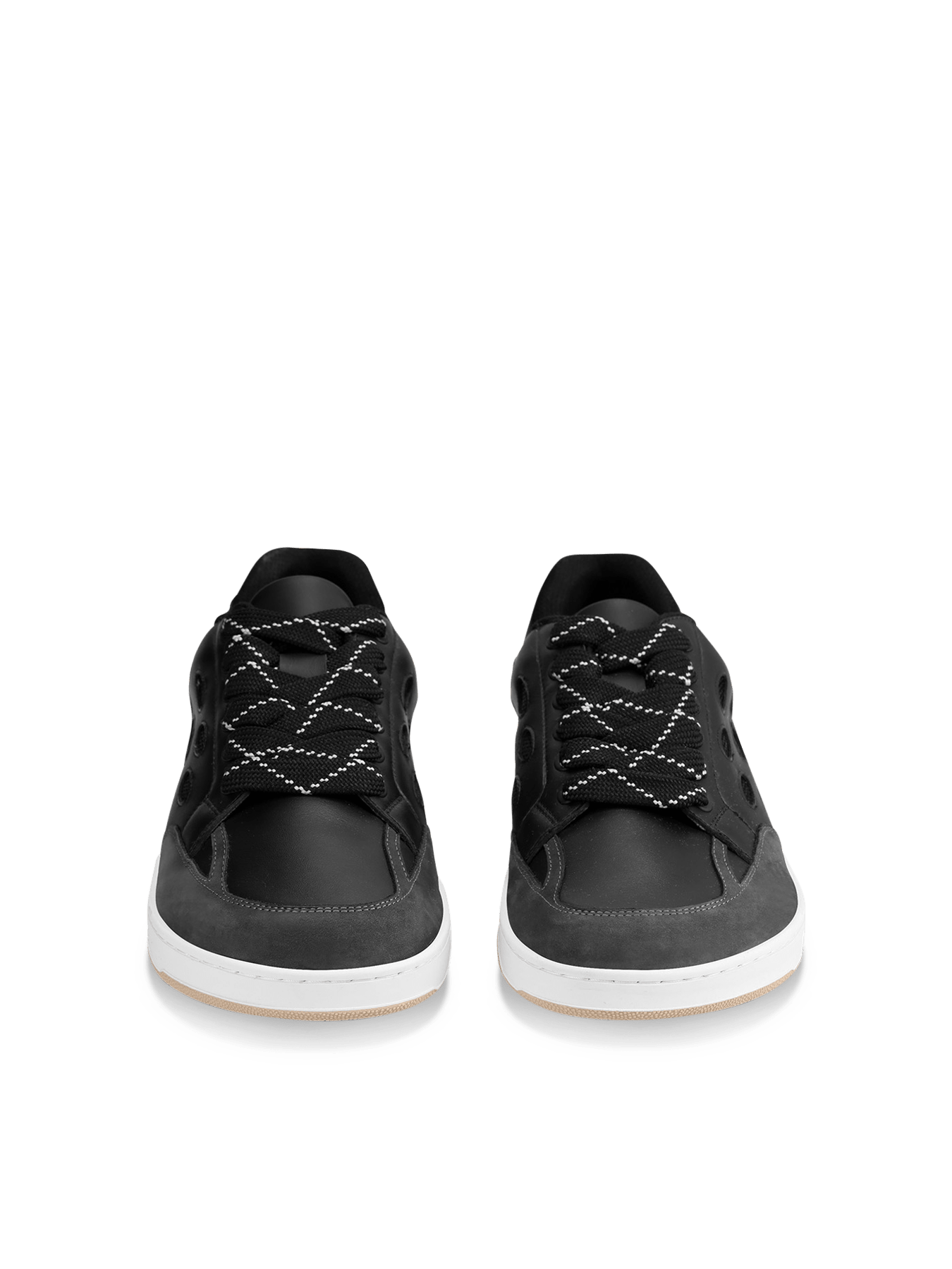 Barefoot Sneakers Barebarics Fusion - Black & White - Barefoot Shoe Store