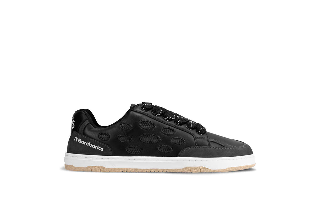 Barefoot Sneakers Barebarics Fusion - Black & White - Barefoot Shoe Store