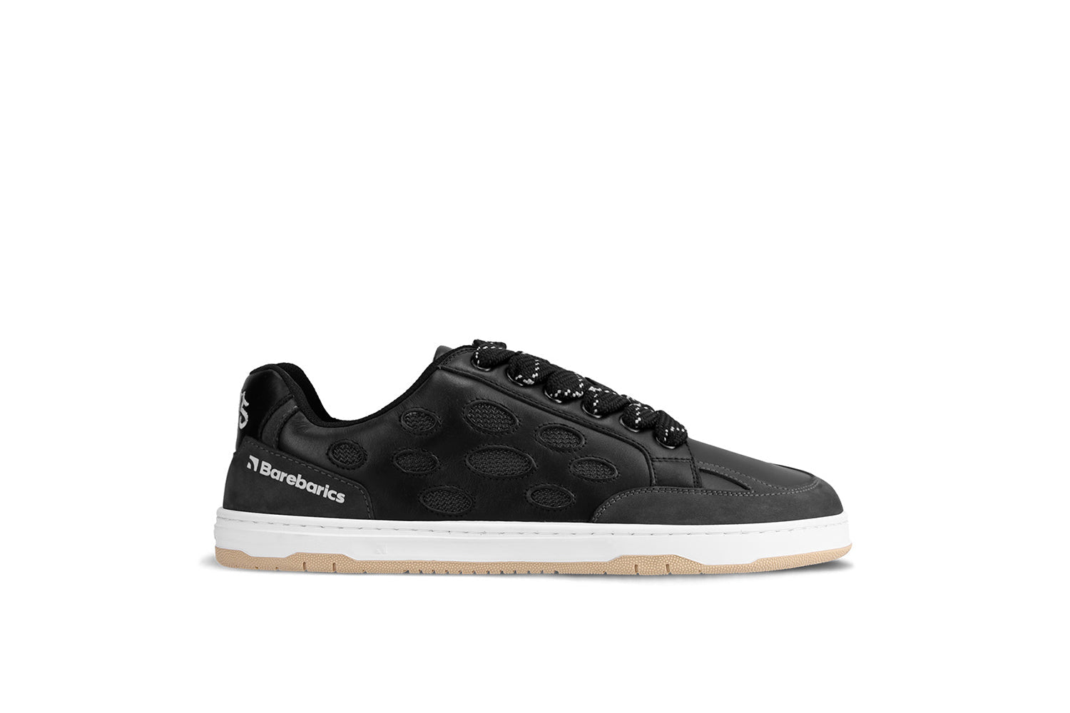 Barefoot Sneakers Barebarics Fusion - Black & White - Barefoot Shoe Store