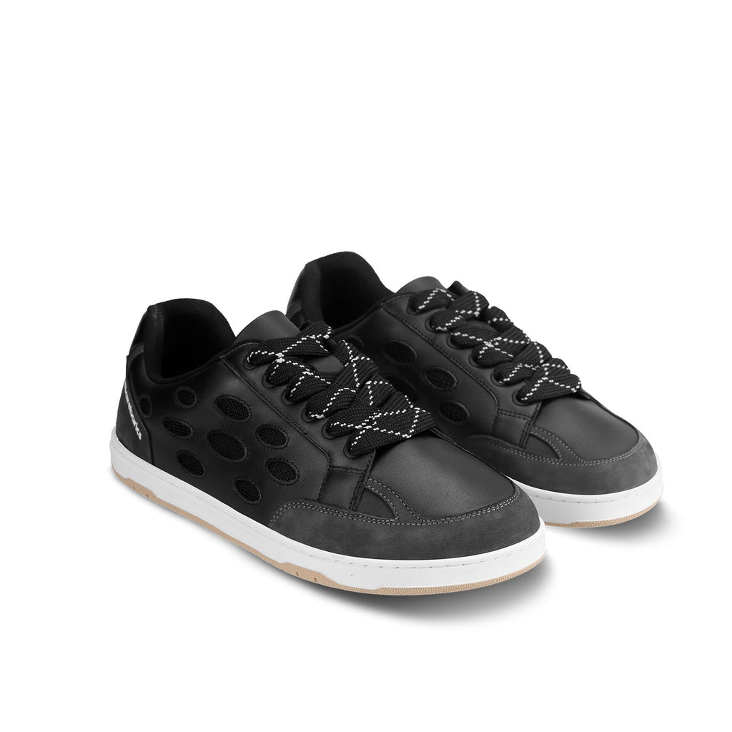 Barefoot Sneakers Barebarics Fusion - Black & White - Barefoot Shoe Store