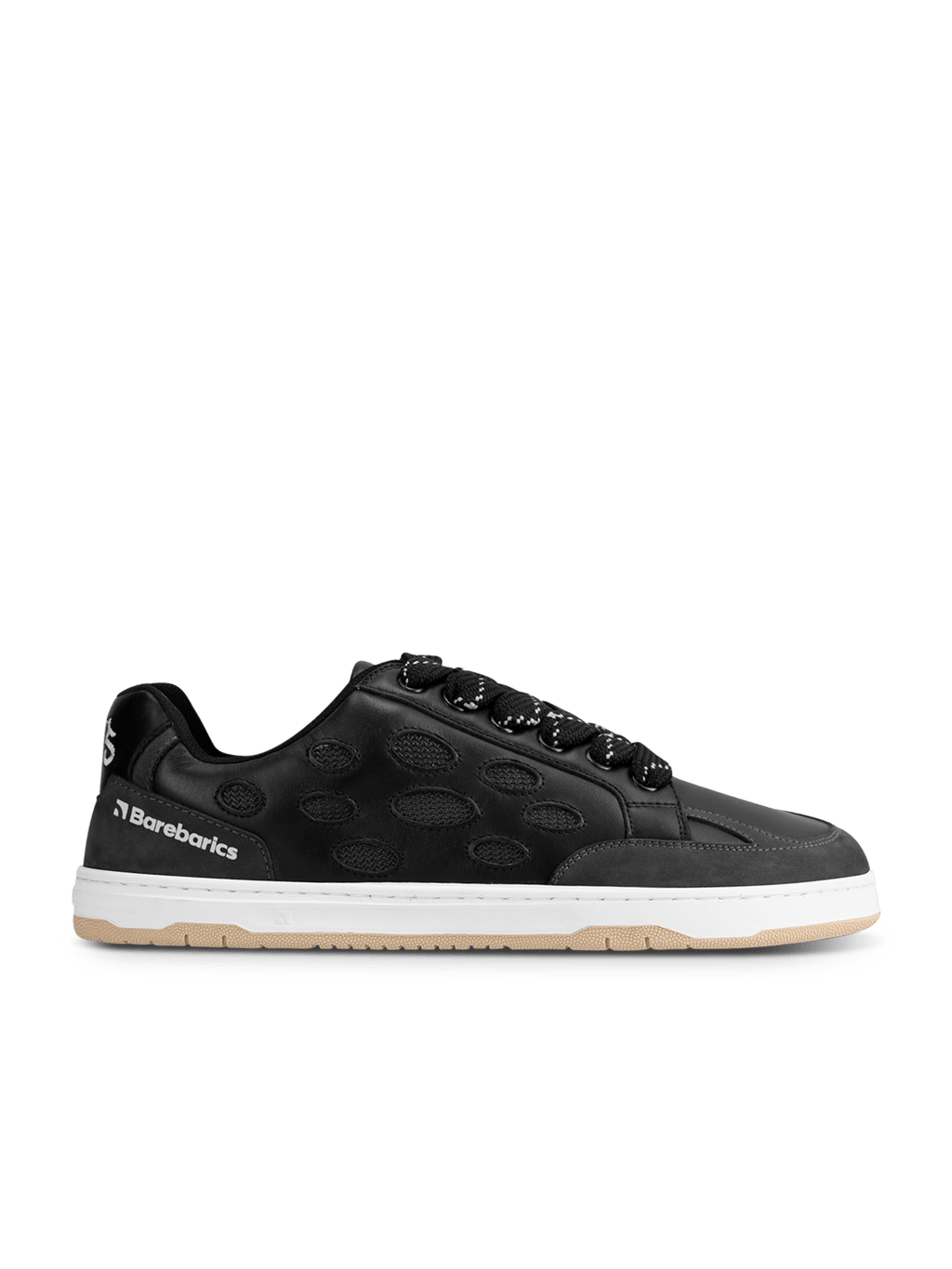 Barefoot Sneakers Barebarics Fusion - Black & White - Barefoot Shoe Store