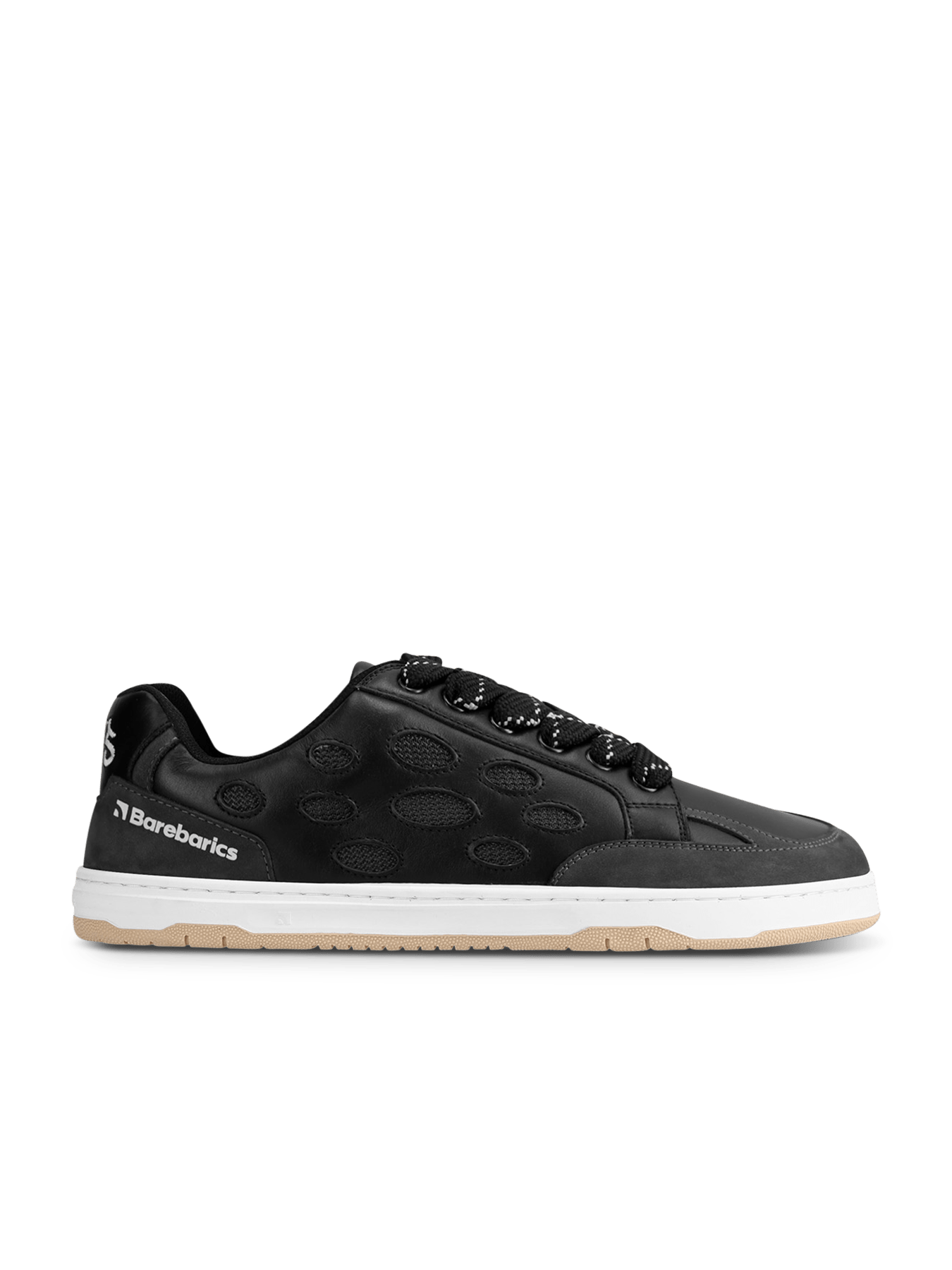 Barefoot Sneakers Barebarics Fusion - Black & White - Barefoot Shoe Store