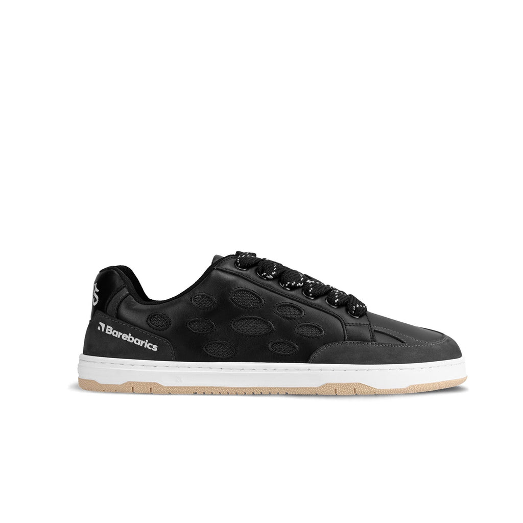 Barefoot Sneakers Barebarics Fusion - Black & White - Barefoot Shoe Store