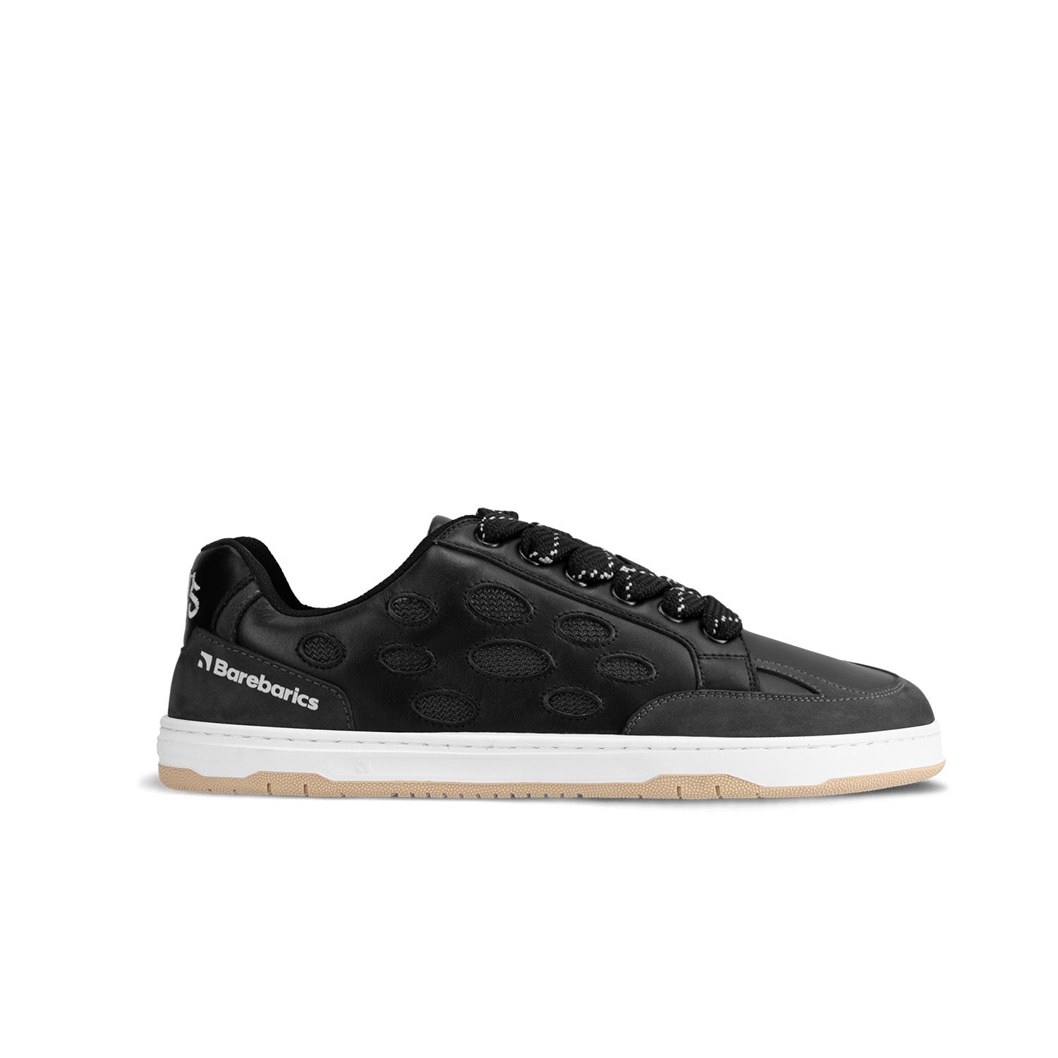 Barefoot Sneakers Barebarics Fusion - Black & White - Barefoot Shoe Store