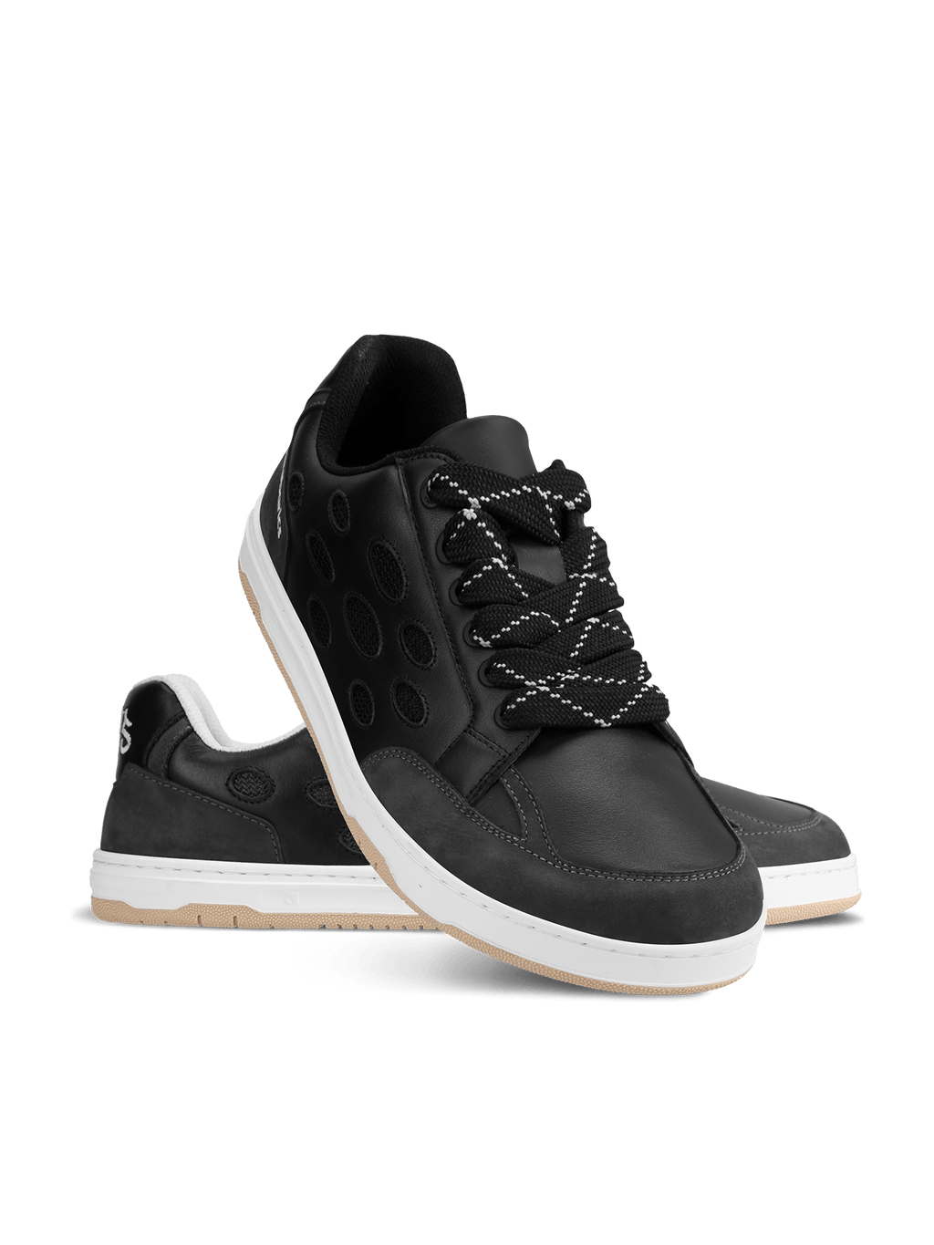 Barefoot Sneakers Barebarics Fusion - Black & White - Barefoot Shoe Store