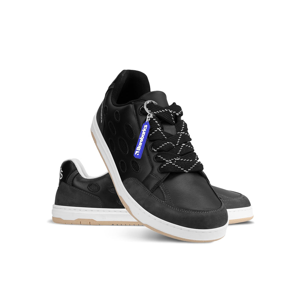 Barefoot Sneakers Barebarics Fusion - Black & White - Barefoot Shoe Store