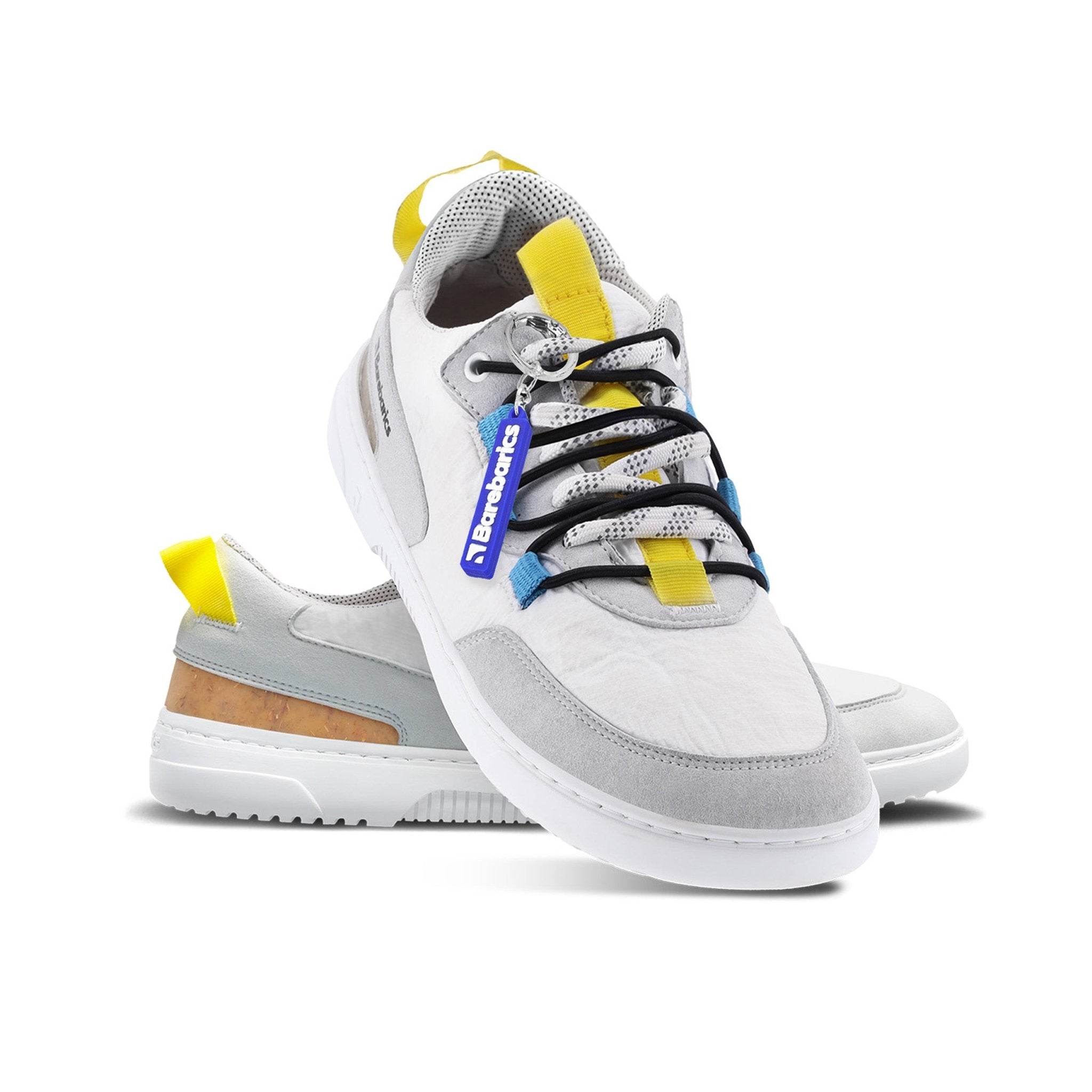Barefoot Sneakers Barebarics Revive - White & Grey - Barefoot Shoe Store
