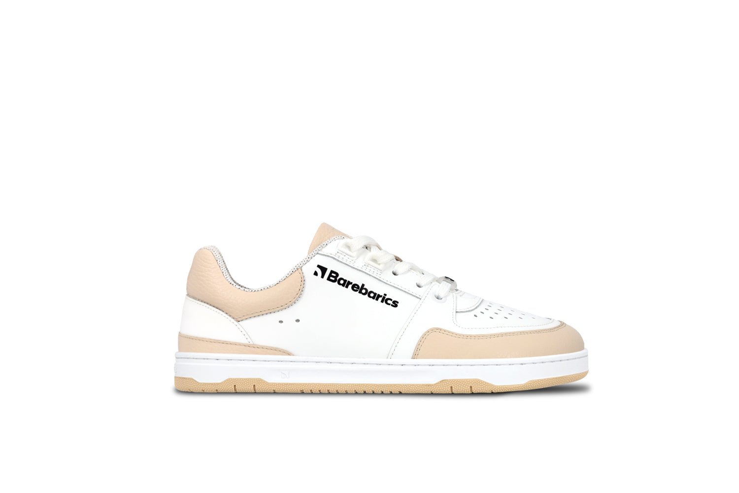 Barefoot Sneakers Barebarics Wave - White & Beige - Barefoot Shoe Store