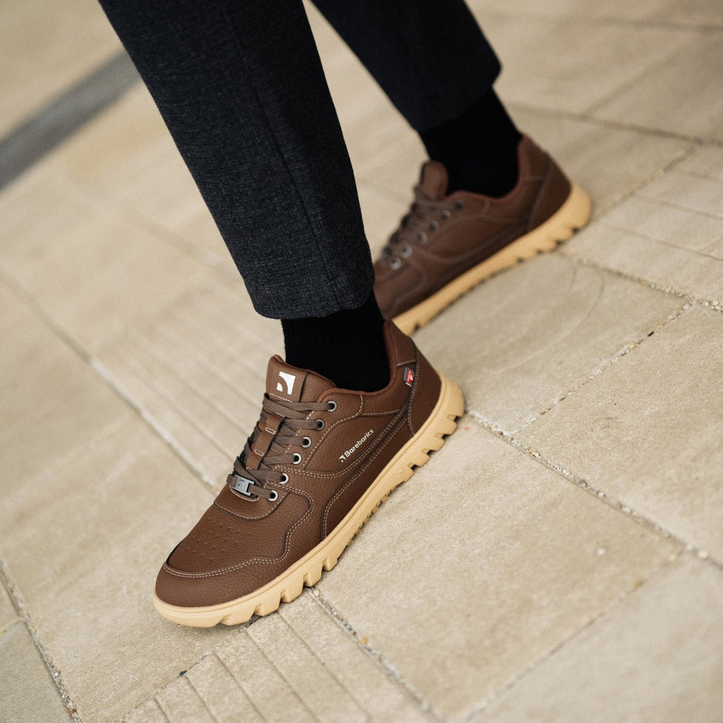 Barefoot Sneakers Barebarics Zing Frost - Dark Brown - Barefoot Shoe Store