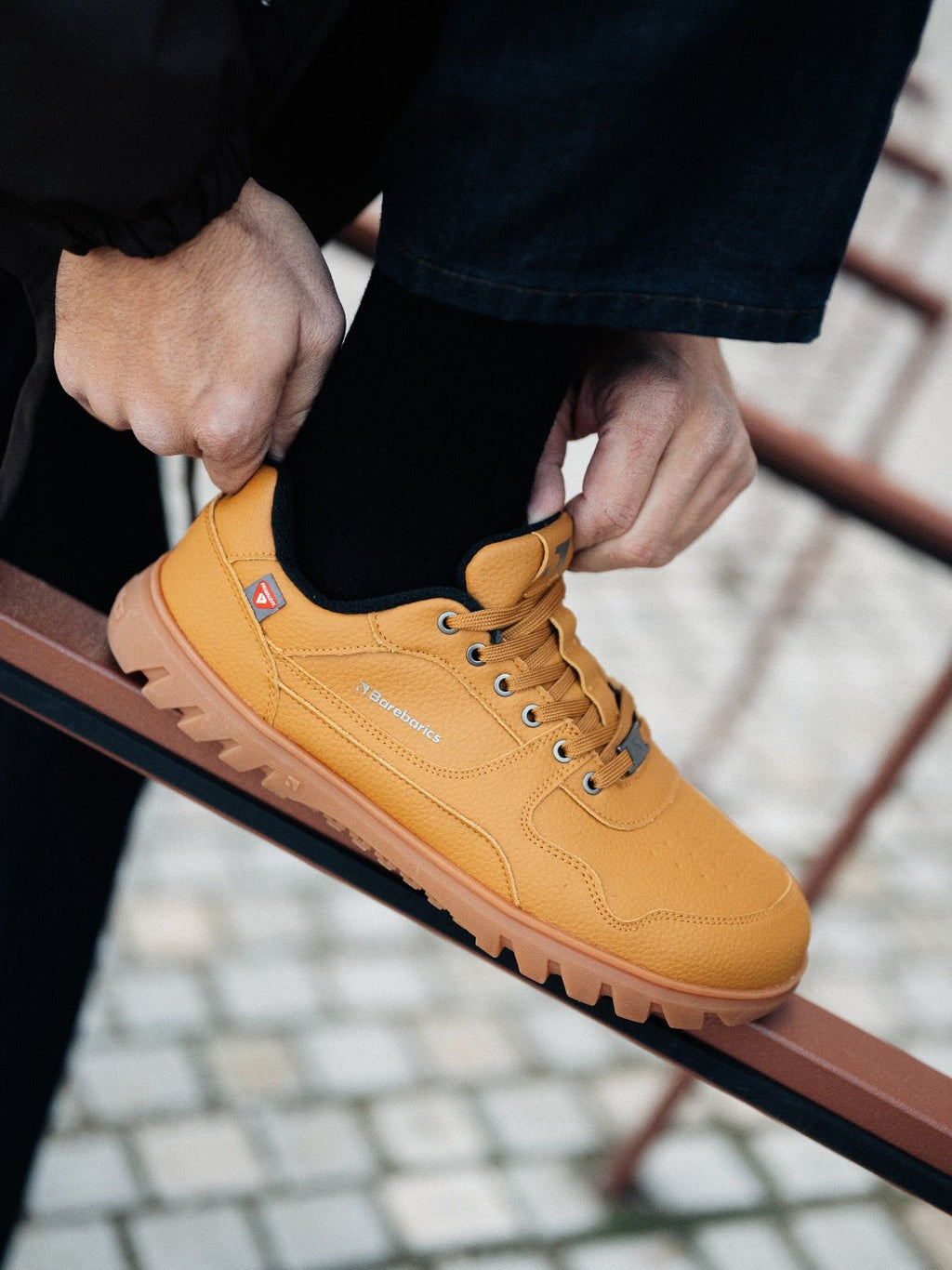 Barefoot Sneakers Barebarics Zing Frost - Light Caramel - Barefoot Shoe Store
