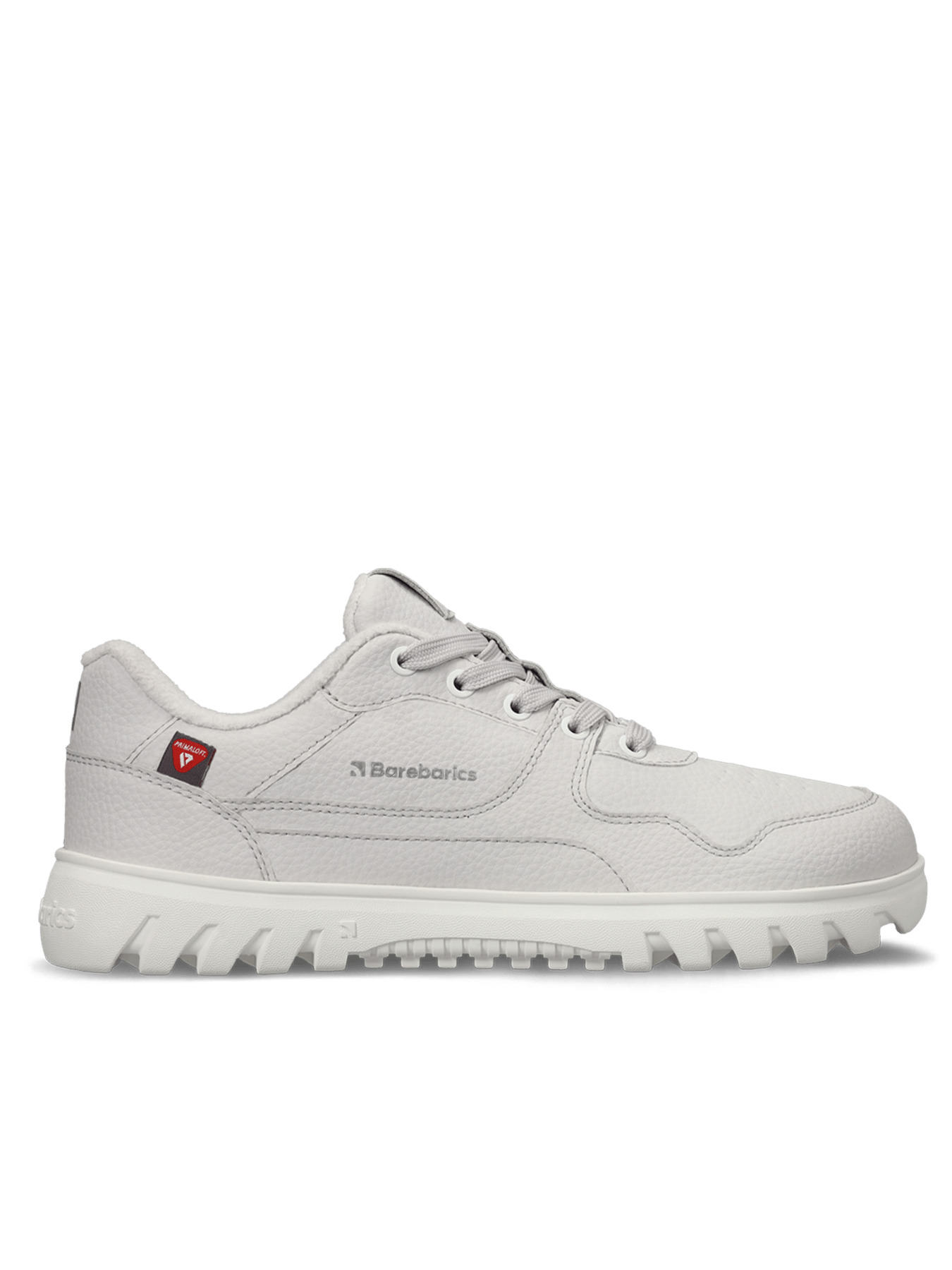 Barefoot Sneakers Barebarics Zing Frost - Light Grey & White - Barefoot Shoe Store