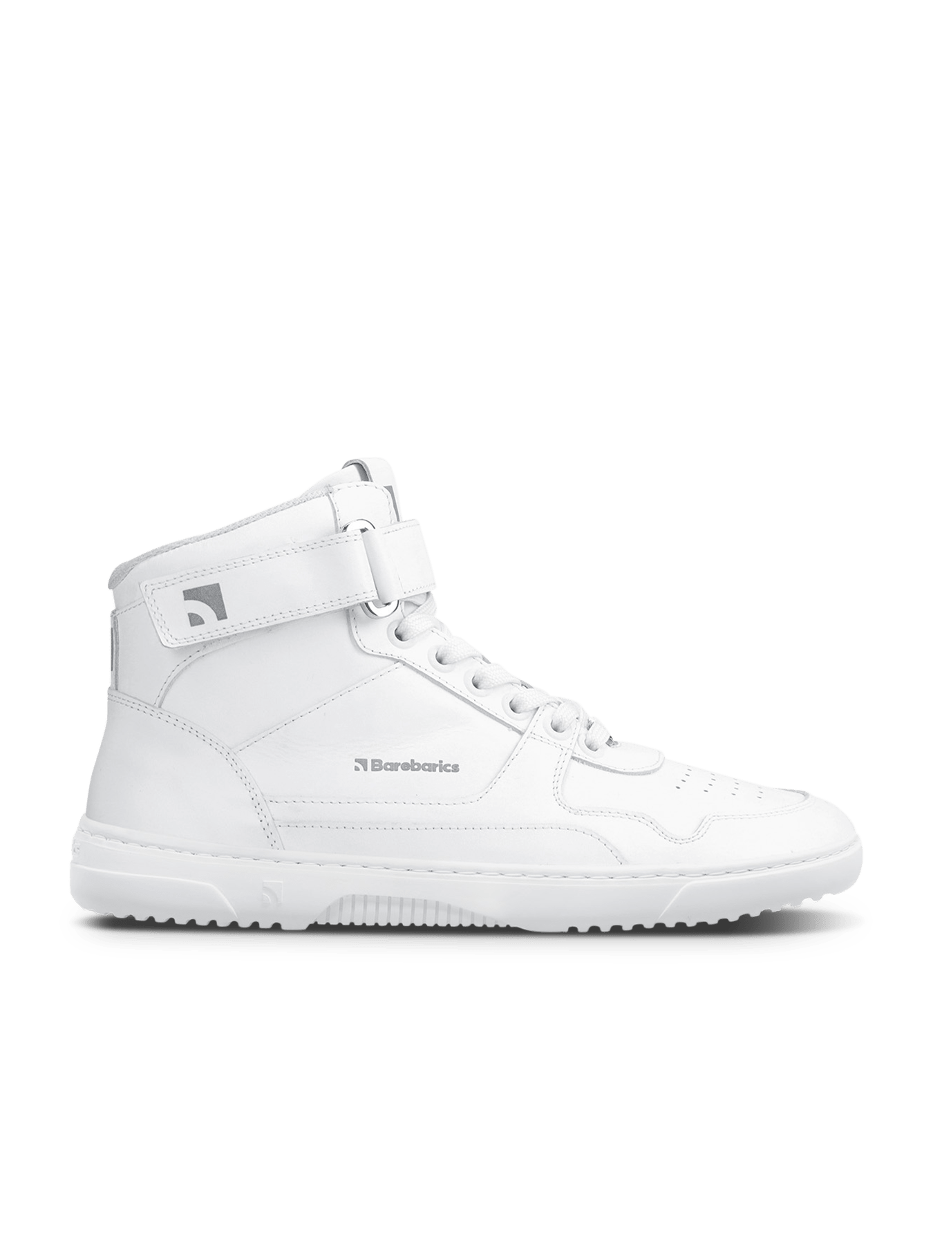 Barefoot Sneakers Barebarics Zing - High Top - All White - Barefoot Shoe Store