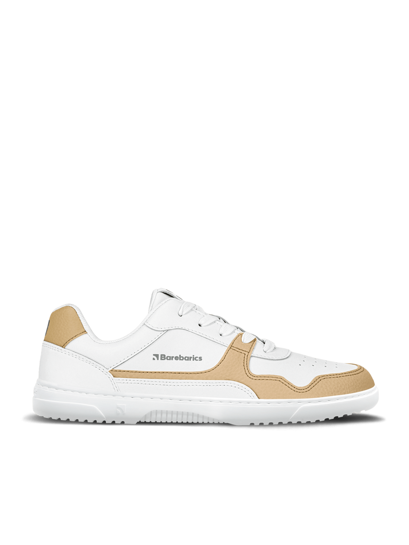 Barefoot Sneakers Barebarics Zing - White & Cream - Barefoot Shoe Store