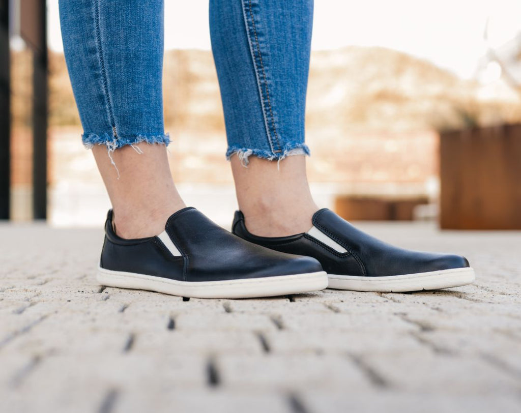 Barefoot Sneakers - Be Lenka Eazy Neo - Black & White - Barefoot Shoe Store