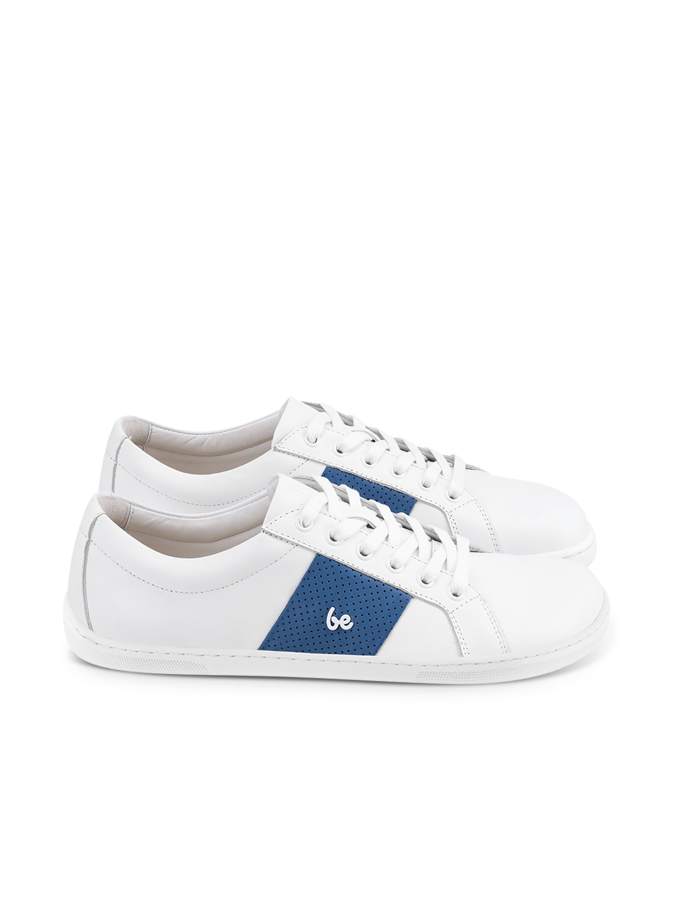 Barefoot Sneakers Be Lenka Elite - White & Dark Blue - Barefoot Shoe Store