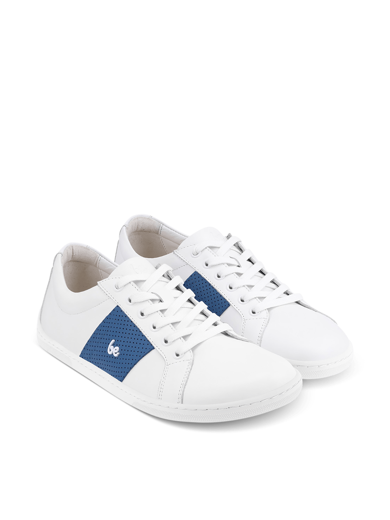 Barefoot Sneakers Be Lenka Elite - White & Dark Blue - Barefoot Shoe Store