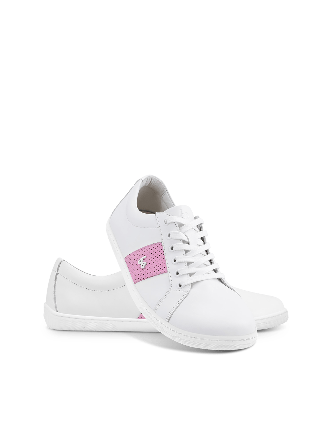 Barefoot Sneakers Be Lenka Elite - White & Pink - Barefoot Shoe Store