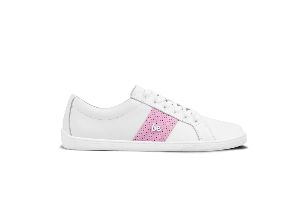 Barefoot Sneakers Be Lenka Elite - White & Pink - Barefoot Shoe Store